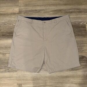 Vineyard Vines On The Go Shorts Mens 42 Beige Performance Golf Chino